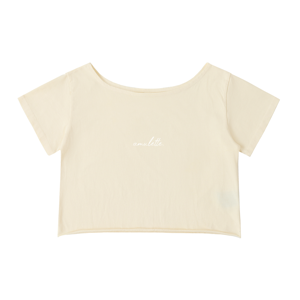 Amulette Logo Off-Shoulder Tee