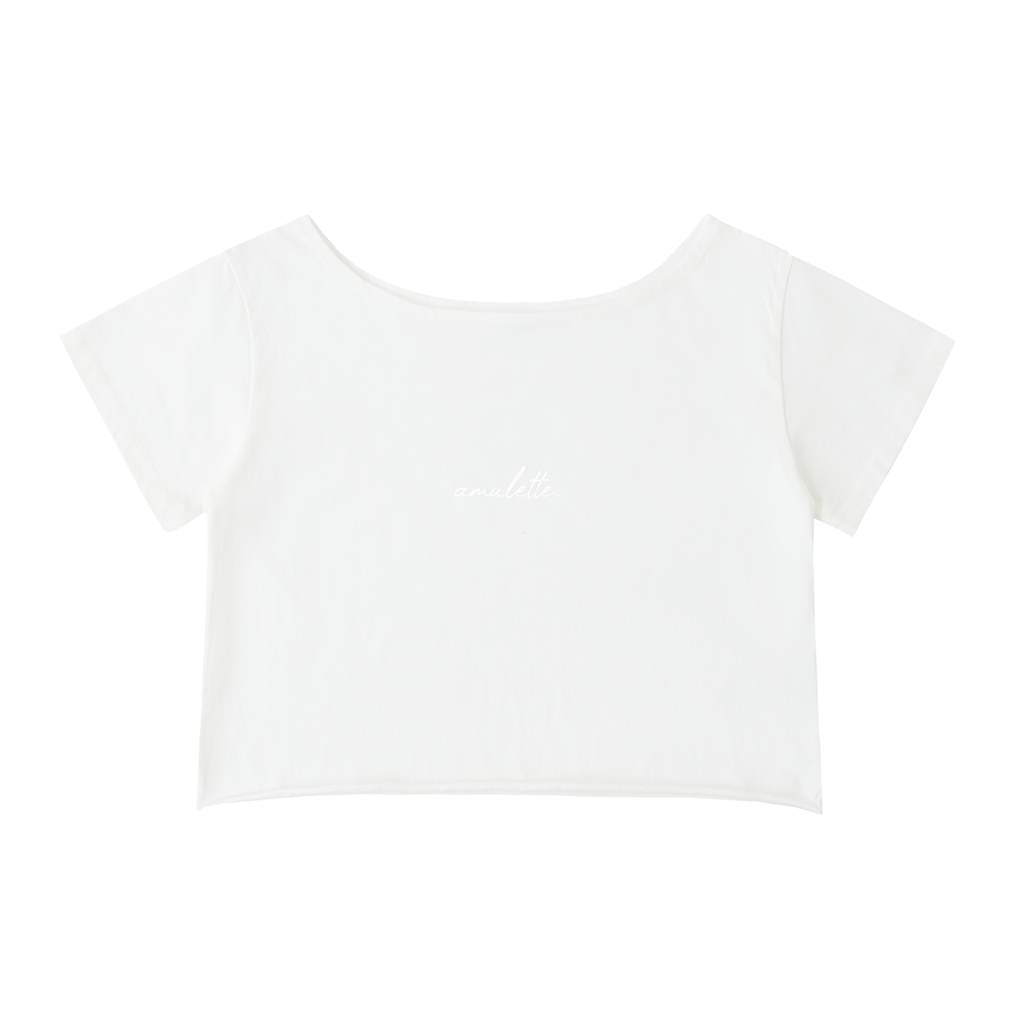 Amulette Logo Off-Shoulder Tee